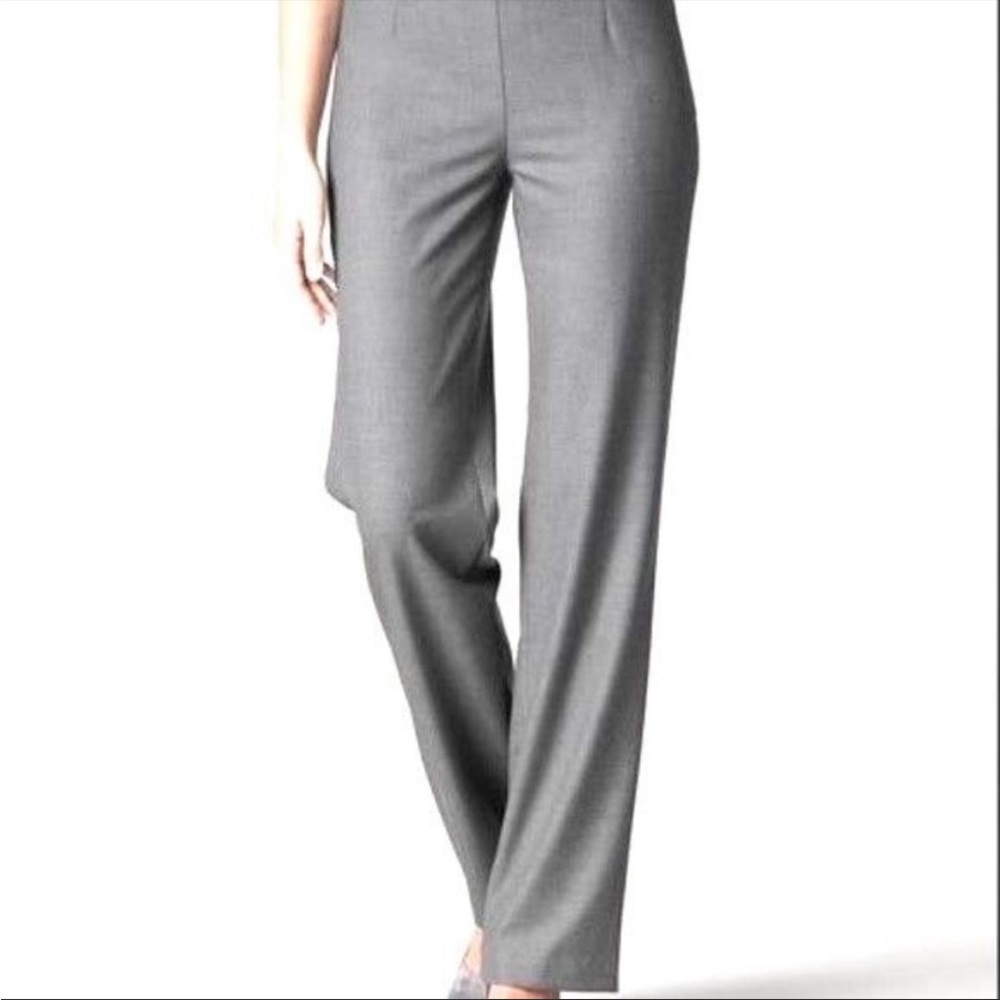 NEW Coldwater Creek Trouser PantsGray Classic Fit Holly Check Career Size 16